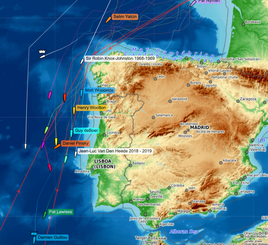 Today's map of sailors.