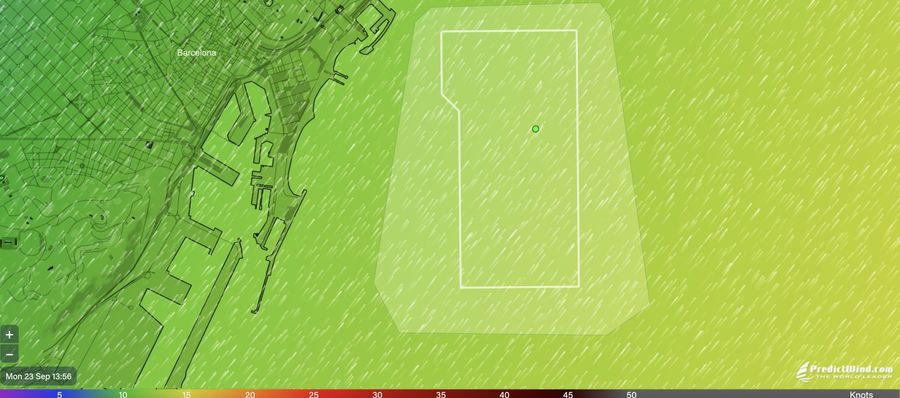 Weather right now Photo Credit: Predict Wind/BNZ