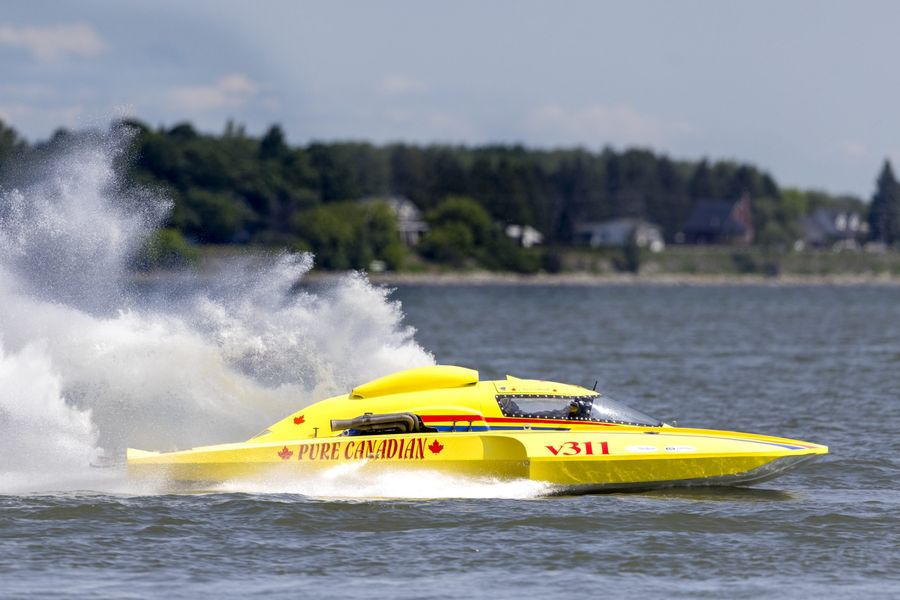 V-311 on the water.