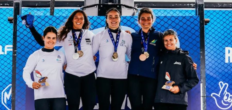 Veerle ten Have finished fifth at the iQFOiL World Championships in Weymouth overnight.