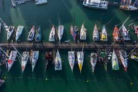 Vendee Globe Boats Lined Up