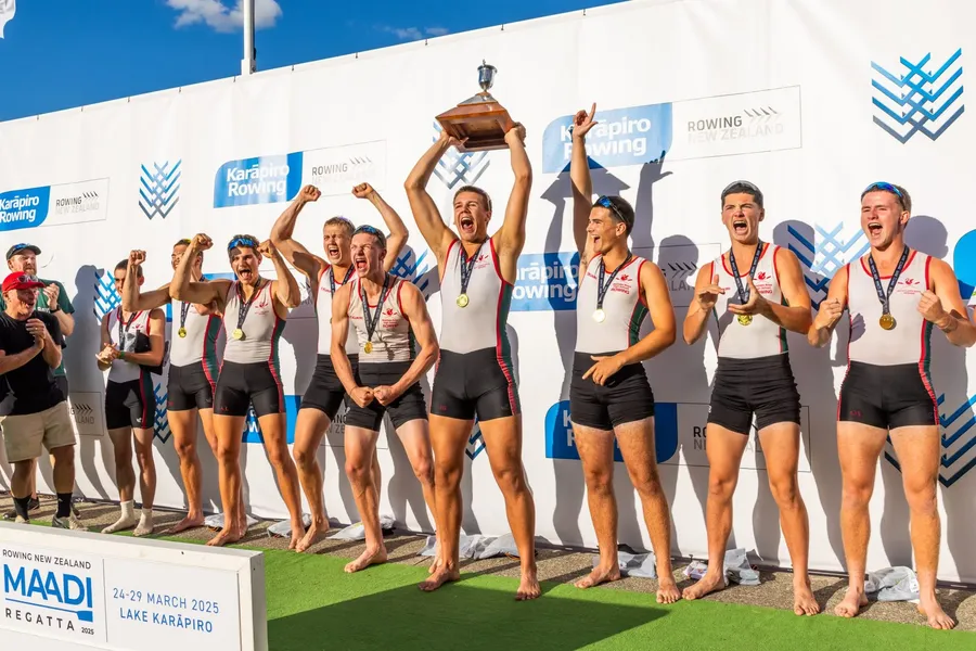 Westlake Boys take the magical trifecta of Boys Under 18 events by winning gold in the Maadi Cup. Photo credit: Sharron Bennett Photography
