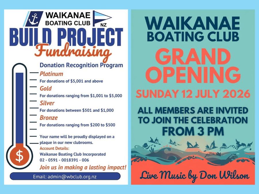 Waikanae Boating Club fundraising efforts