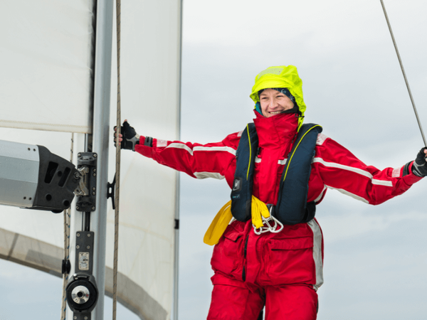 Wear your lifejacket when sailing