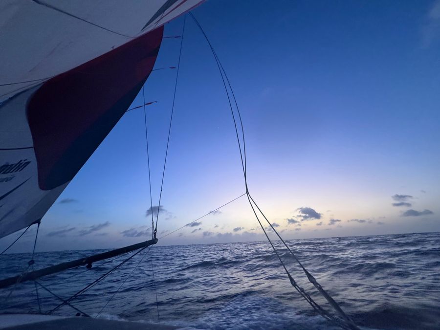 While chating to Conrad this morning, he sent this real time photo of the view from his back yard at this second! Photo Credit: Conrad Colman