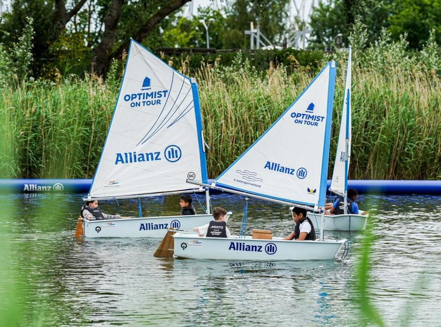 Squalls and shifts test 49er fleet on opening day at Almere Grand Slam, 02 June 2026
