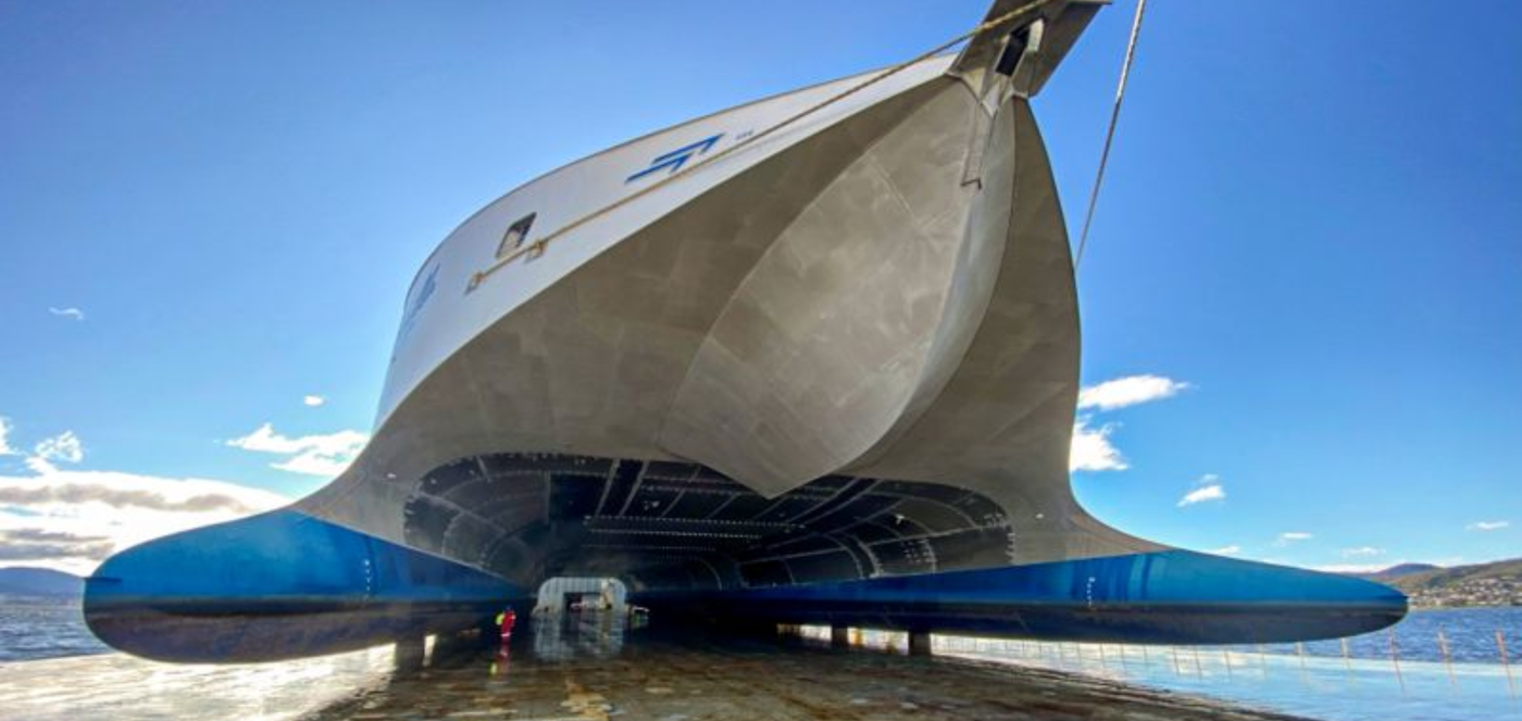 With Hull 096 now safely resting on the cargo deck of Black Marlin, the process of securing the world's largest battery-electric ship for her journey to South America is underway.