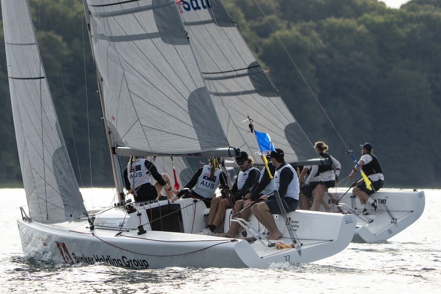 Pinckney and Kemp one win from gold at Youth Match Racing Worlds, 25 June 2026