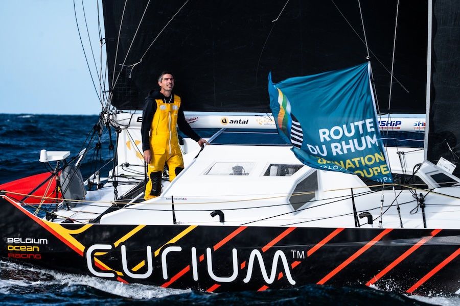 Axel Tréhin aboard Exalt