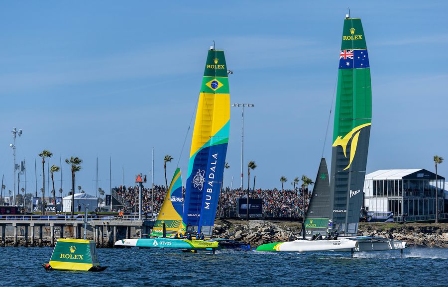 SailGP Australia and Brazil shot