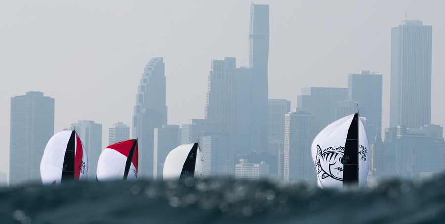 The J/88 fleet pushes hard in a closely fought finale.
