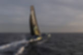 Baptiste Hulin aboard Viabilis Oceans. Photo: Adrien Cordier