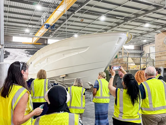 Rare factory tour opens Coomera yacht facility to public in May 2026, 13 May 2026