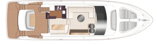 Princess Yachts main deck / Princess Yachts