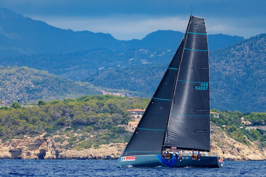 Fleet in action at the 43rd Copa del Rey MAPFRE, part of the ORC European Championship 2025 in Palma de Mallorca, Spain. Photo: Nico Martinez / Copa del Rey Mapfre
