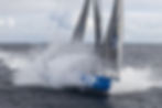 Sam Goodchild aboard Macif. Photo: Ronan Gladu / Disobey / Macif