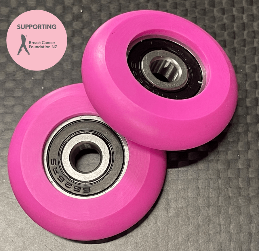 Pink rowing seat wheels raise funds for Breast Cancer Foundation NZ, 28 August 2024