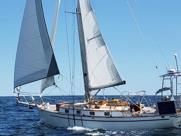 Golden Globe Race skipper Henry Wootton (36 - UK) sailing Cape George 36 ‘Privateer’