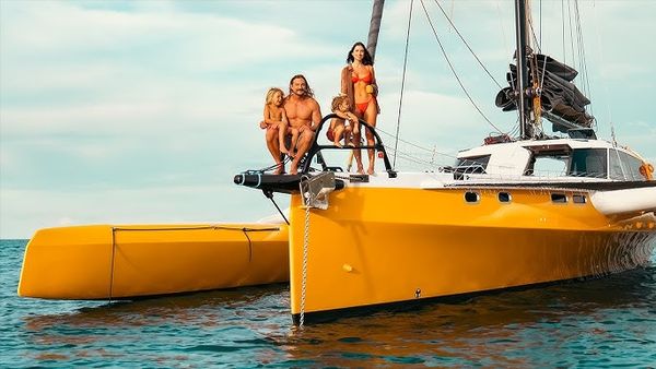 The cruising family Whitelum aboard La Vagabonde