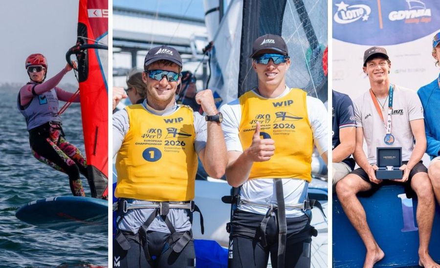 Menzies and Lee Rush win back-to-back 49er European titles in golden month for NZ sailing, 04 August 2026