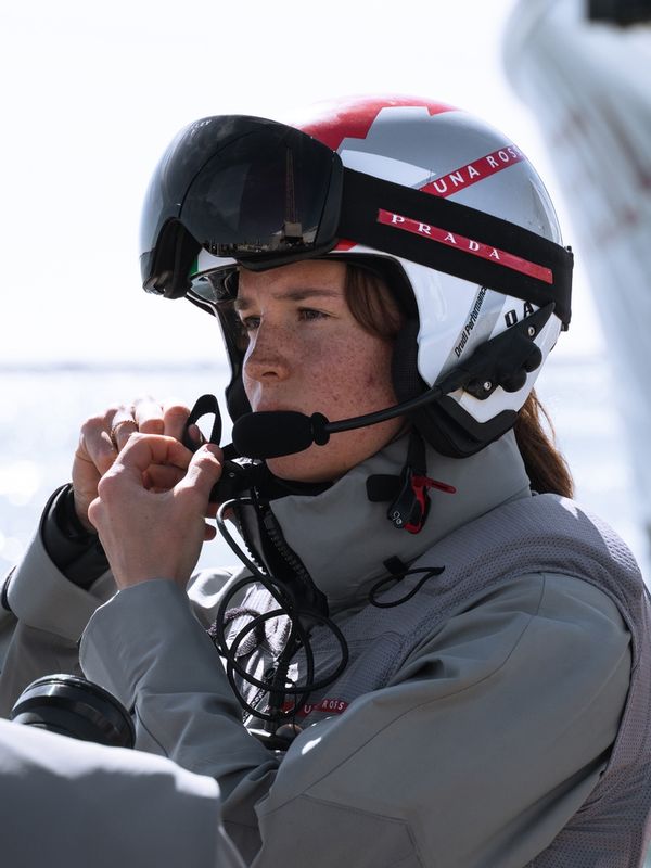 Luna Rossa's youth squad hits water as AC75 sits in hangar, 28 October 2026