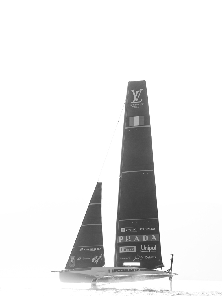 Luna Rossa's youth squad hits water as AC75 sits in hangar, 28 October 2026