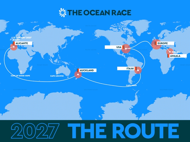 14,000-nautical-mile opener to Auckland rewrites Ocean Race history, 21 January 2026