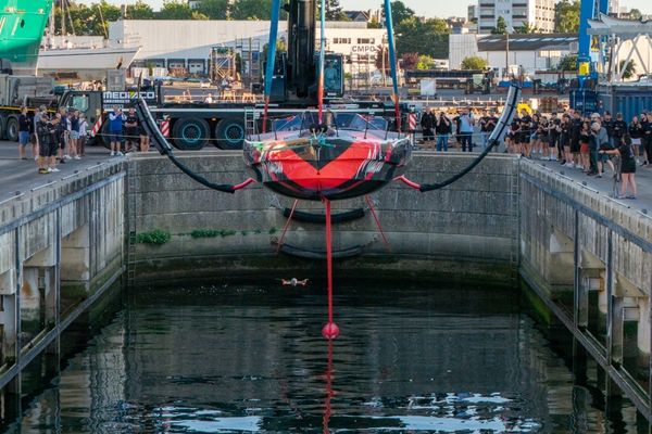 85,000 hours of work finally hits the water as Malizia 4 launches in Lorient, 06 July 2026