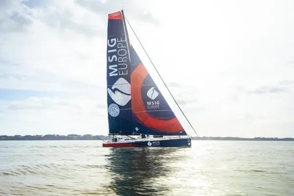 Conrad Colman sets sail across the Atlantic with young Kiwis Megan Thomson, Anna Merchant and Aaron Hume-Merry aboard MSIG Europe.