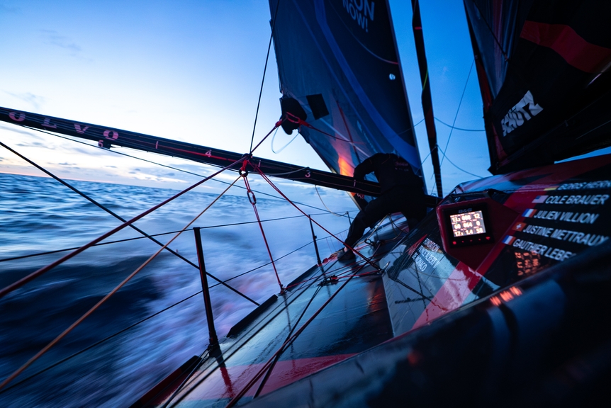 Flooded bow and wild shifts test Malizia's slim Atlantic lead, 05 September 2026