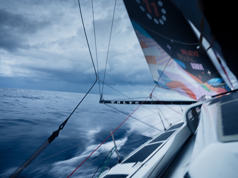 Torn sail, damaged foils as Atlantic fleet fights for lead, 06 September 2026