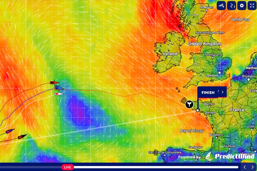 Four boats, four miles, one high stalls Atlantic race lead, 08 September 2026