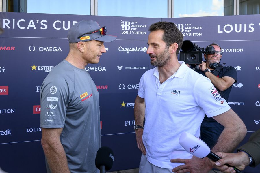 October 04, 2024. Louis Vuitton Cup Final, Race Day 7. INEOS BRITANNIA, Ben Ainslie Photo Credit AC37 media