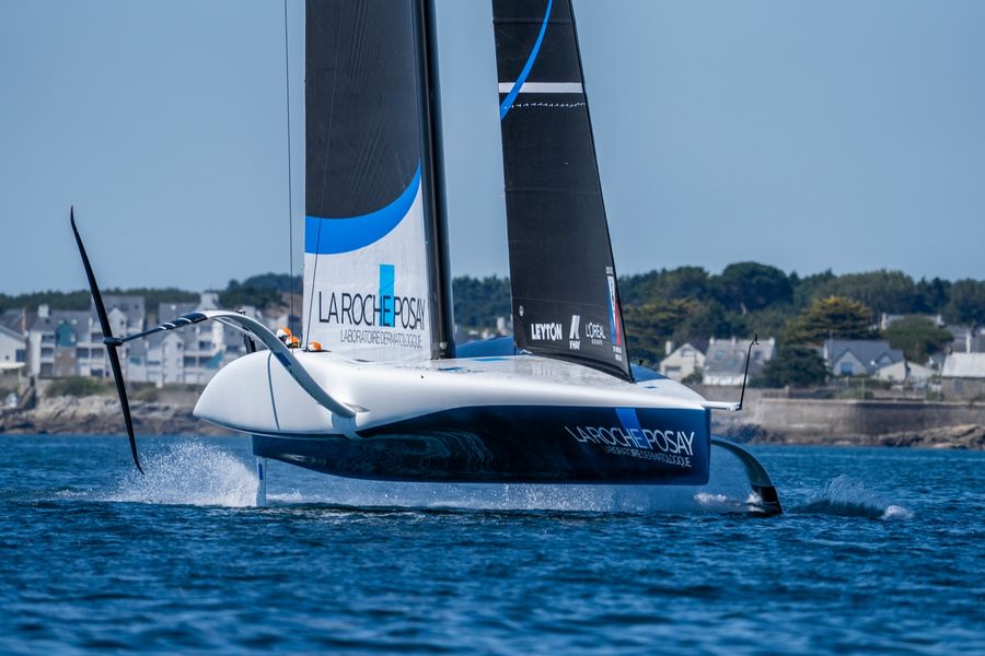 La Roche-Posay Racing Team AC75 training off Lorient