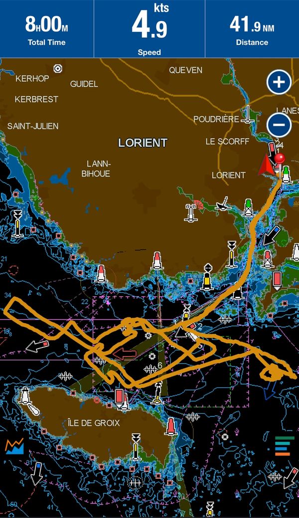 Systems failure sends La Roche-Posay AC75 onto its side at 35 knots off Lorient, 08 July 2026