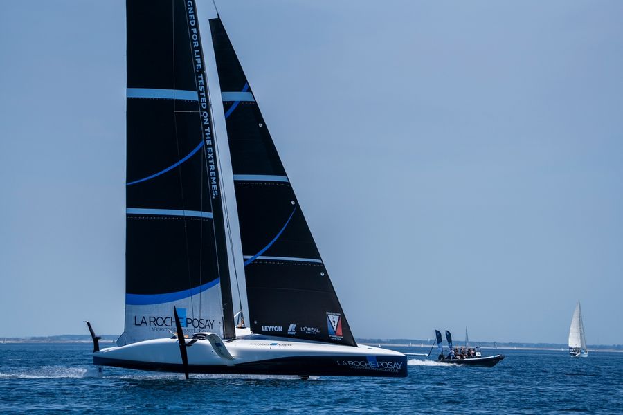 La Roche-Posay Racing Team AC75 off Lorient