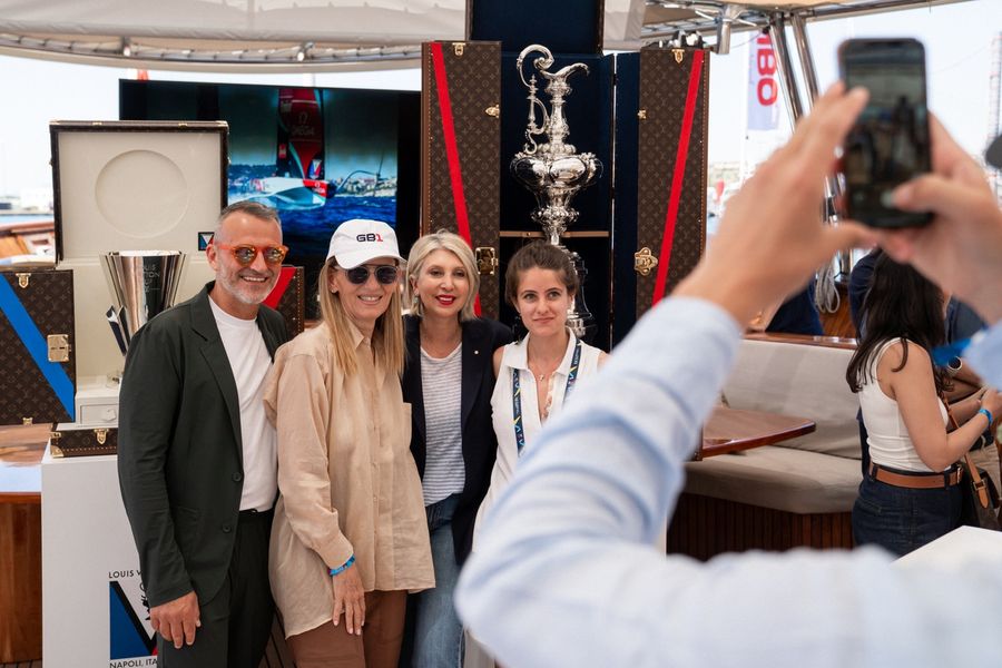 The Christina O at the Louis Vuitton 38th America's Cup Preliminary Regatta Sardinia, 24 May 2026.