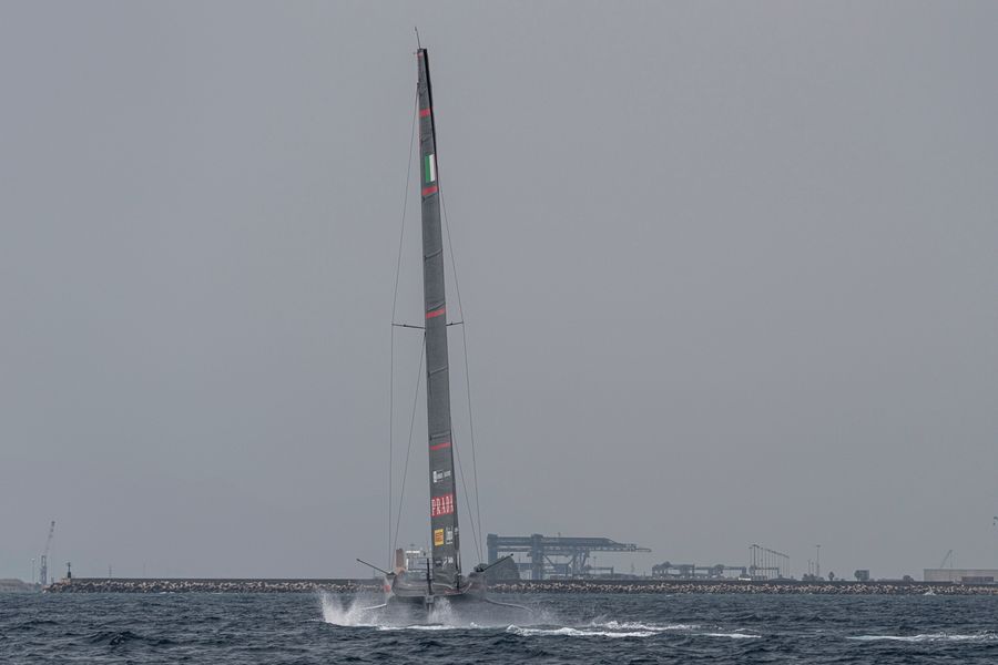 Luna Rossa racing during Day 16 of the Louis Vuitton 38th America's Cup AC38 Recon, 4 August 2026.