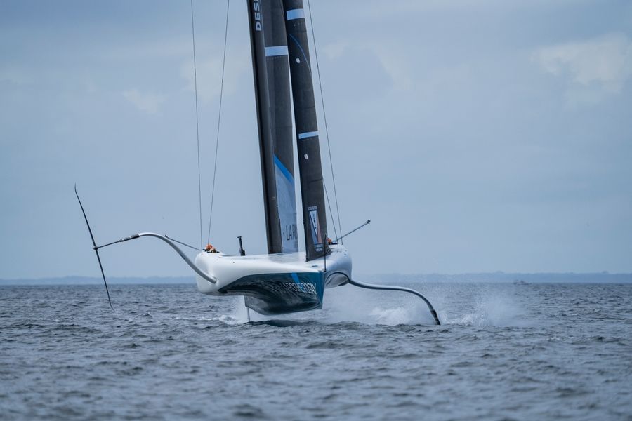 La Roche Posay Racing Team's B1 during Day 8 of America's Cup Recon.