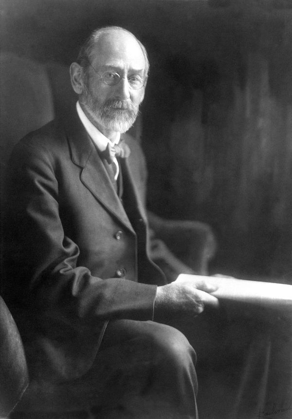Around 1920, renowned American yacht designer Nathanael Greene Herreshoff, whose designs dominated the America's Cup from 1893 to 1920.