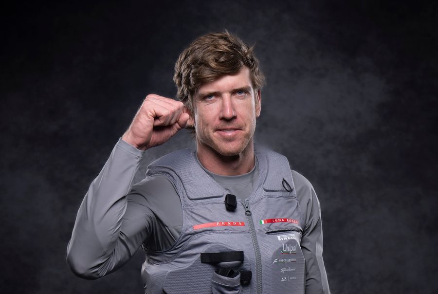 Peter Burling poses for crew portraits as helm of Luna Rossa Team 2 ahead of the Sardinia preliminary regatta, 20 May 2026.