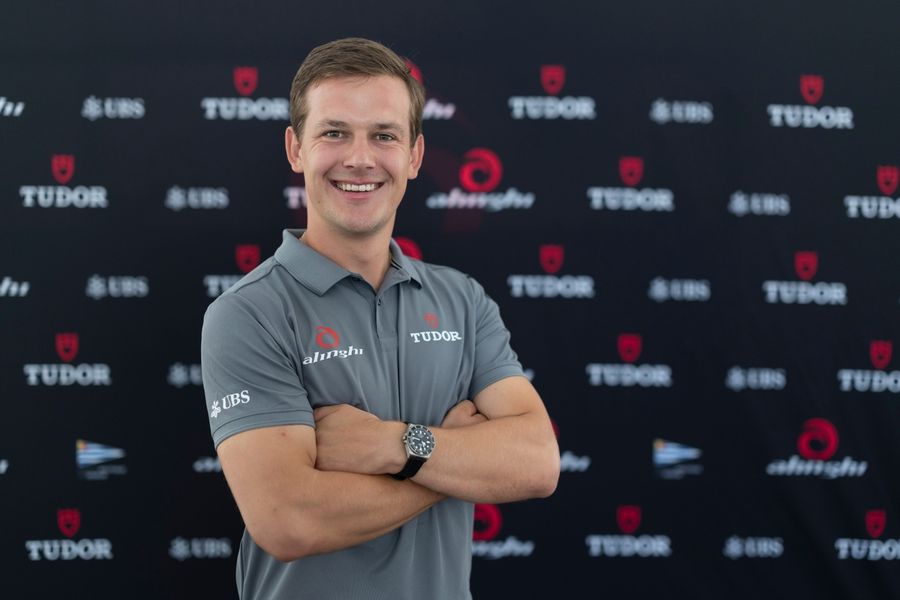 Jann Schüpbach of Tudor Team Alinghi, pictured ahead of the Louis Vuitton 38th America's Cup.