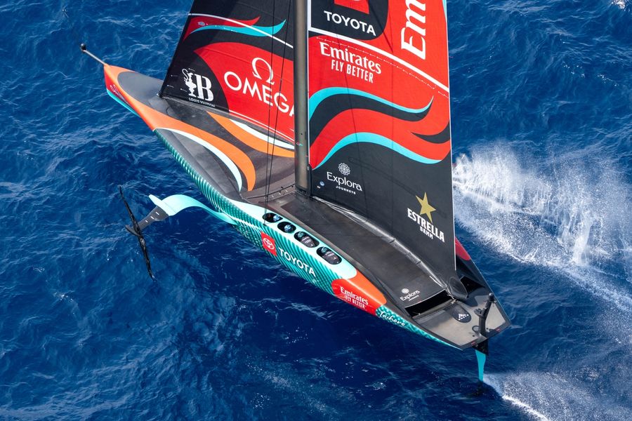 25 August 2024: action from Race Day 4 of the Louis Vuitton Preliminary Regatta.