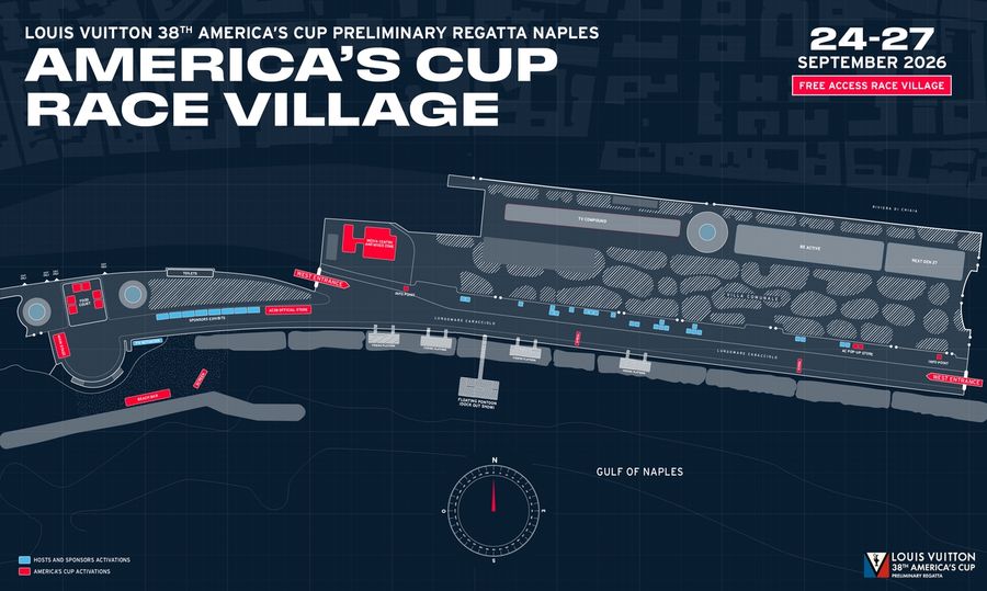 Naples readies free race village for Cup fleet showdown, 07 September 2026