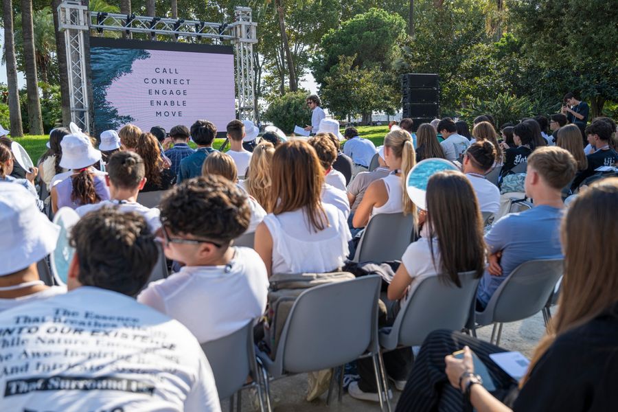 The Next Gen programme opens at the Naples Race Village during the Louis Vuitton 38th America's Cup Preliminary Regatta.