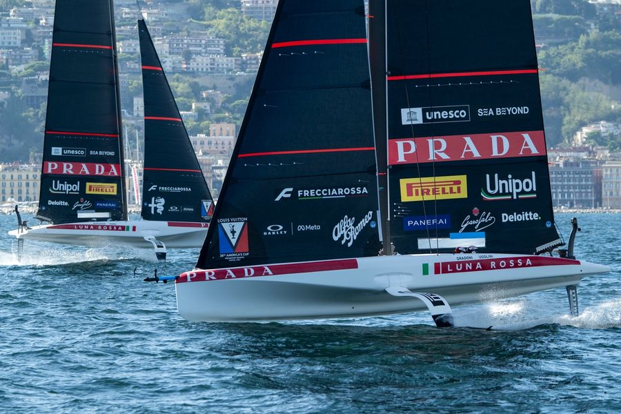 Luna Rossa sail away with 500m margins off Naples, 24 September 2026