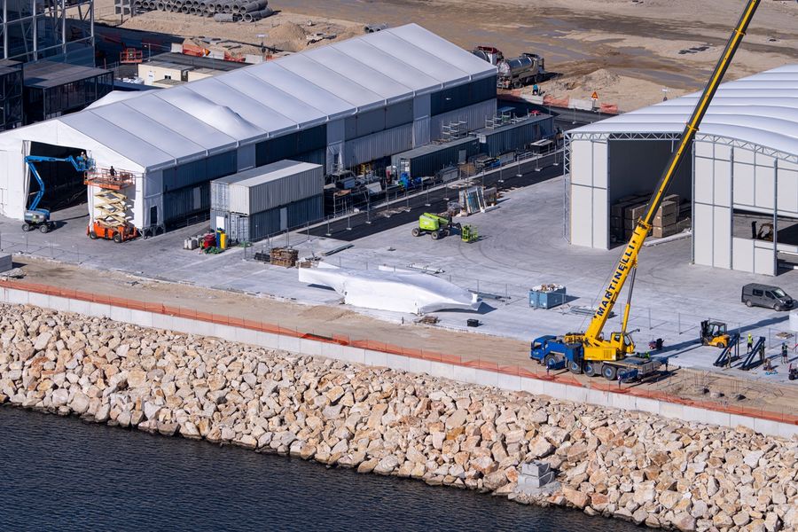 Official practice race action from the Louis Vuitton 38th America's Cup Preliminary Regatta Naples on 24 September 2026.