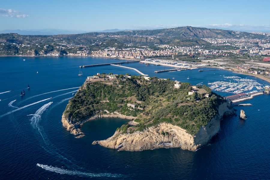 Race Day 2 of the Louis Vuitton 38th America's Cup Preliminary Regatta Naples on 26 September 2026.