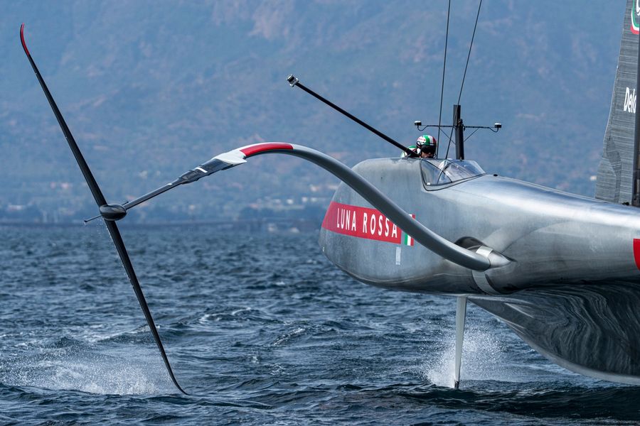 Luna Rossa Team out on the water during AC38 recon training for the 38th America's Cup. Ivo Rovira / America's Cup