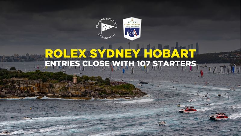 Former champions, four 100-foot maxis and last year's history-making overall winner headline a strong fleet for the 2026 Rolex Sydney Hobart.